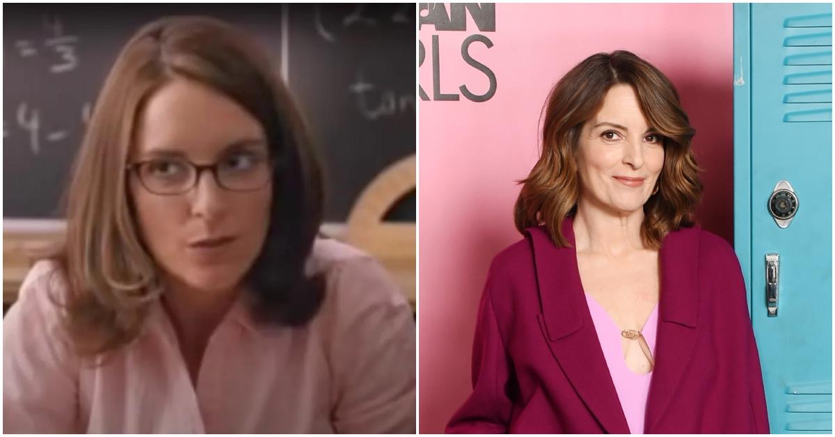 Tina Fey in 'Mean Girls' vs Tina Fey now