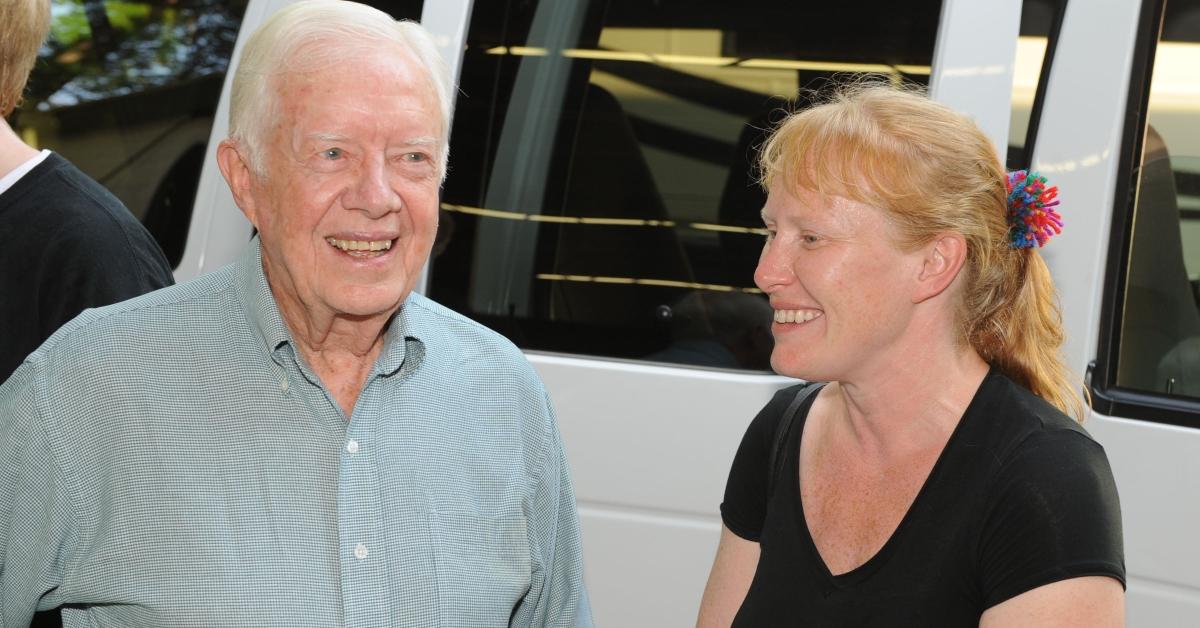 Jimmy Carter and daughter Amy Carter
