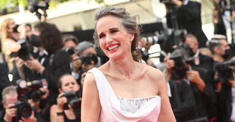 Andie Macdowell attends the "Tout S'est Bien Passe (Everything Went Fine)" screening during the 74th annual Cannes Film Festival