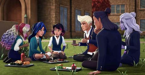 The characters on Peacock's new series 'Supernatural Academy'.