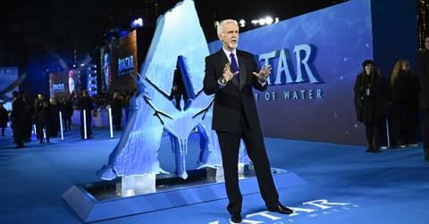 James Cameron at the world premiere of 'Avatar: The Way of Water' on Dec. 6, 2022