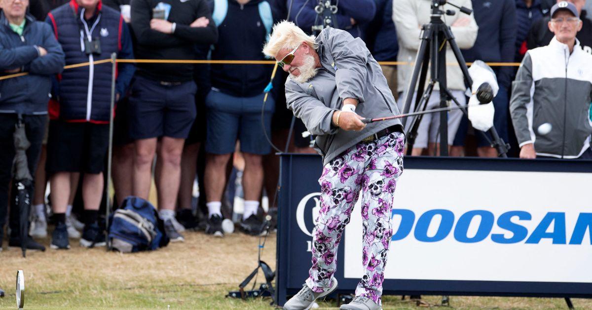 John Daly at the 150th St Andrews Open. 