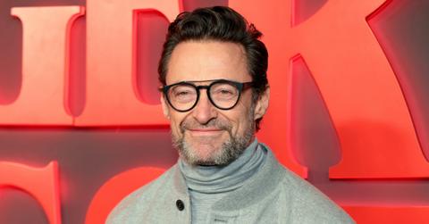 Hugh Jackman attends the "Stranger Things: The First Shadow" World Premiere at the Phoenix Theatre on December 14, 2023 in London