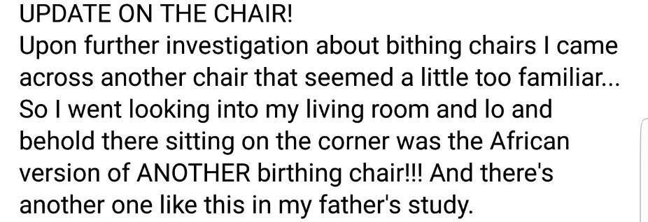 birthing chair