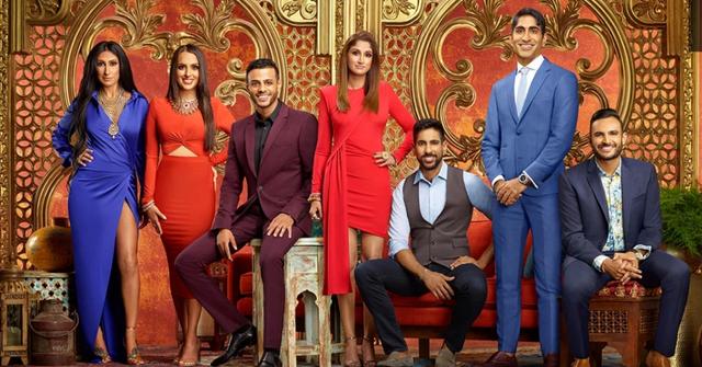 The cast of the reality show Family Karma.