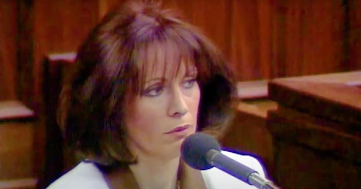 Judalon Smyth testifies during the Menendez brothers trials