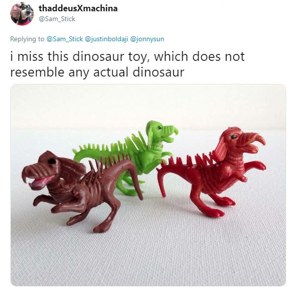 dumb t rex toy