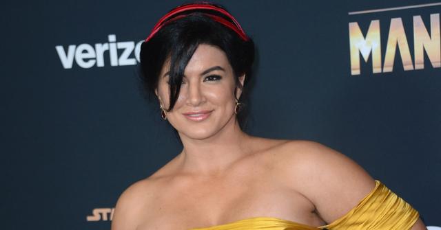 Gina Carano arrives for the Premiere Of Disney+'s 'The Mandalorian'.