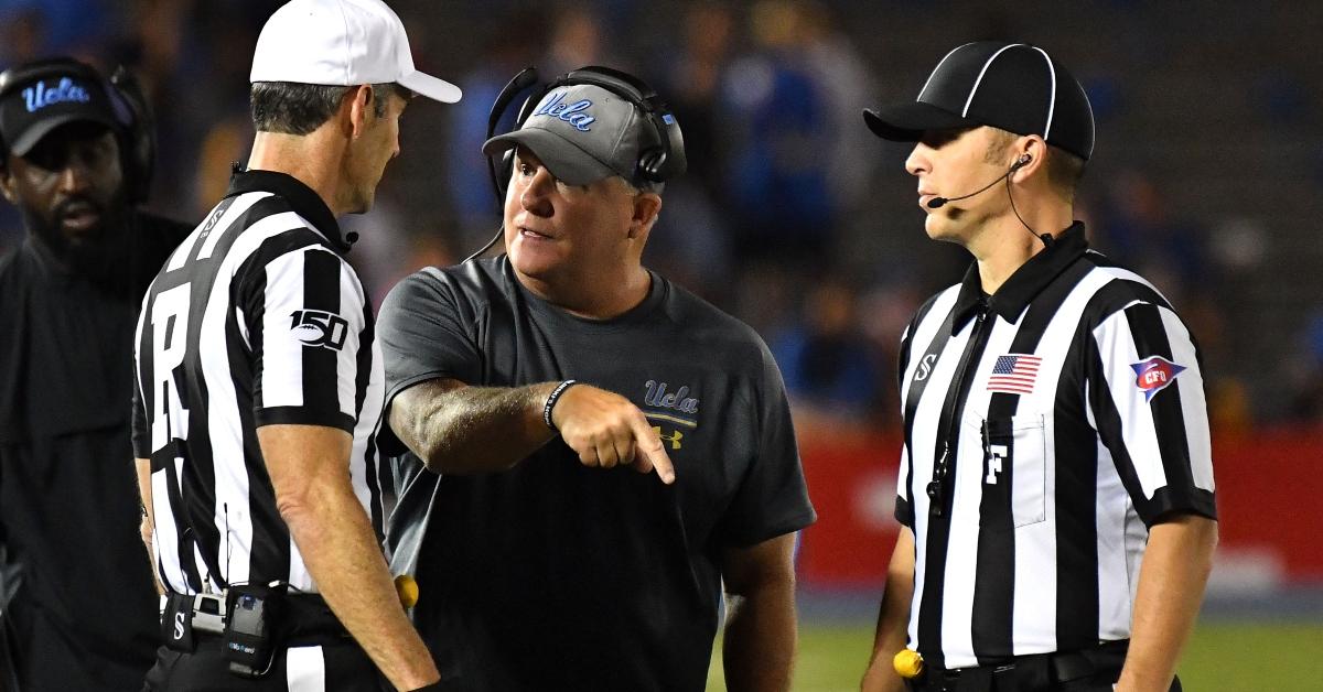 Chip Kelly at the NCAA 2019 game between Arizona State and UCLA.