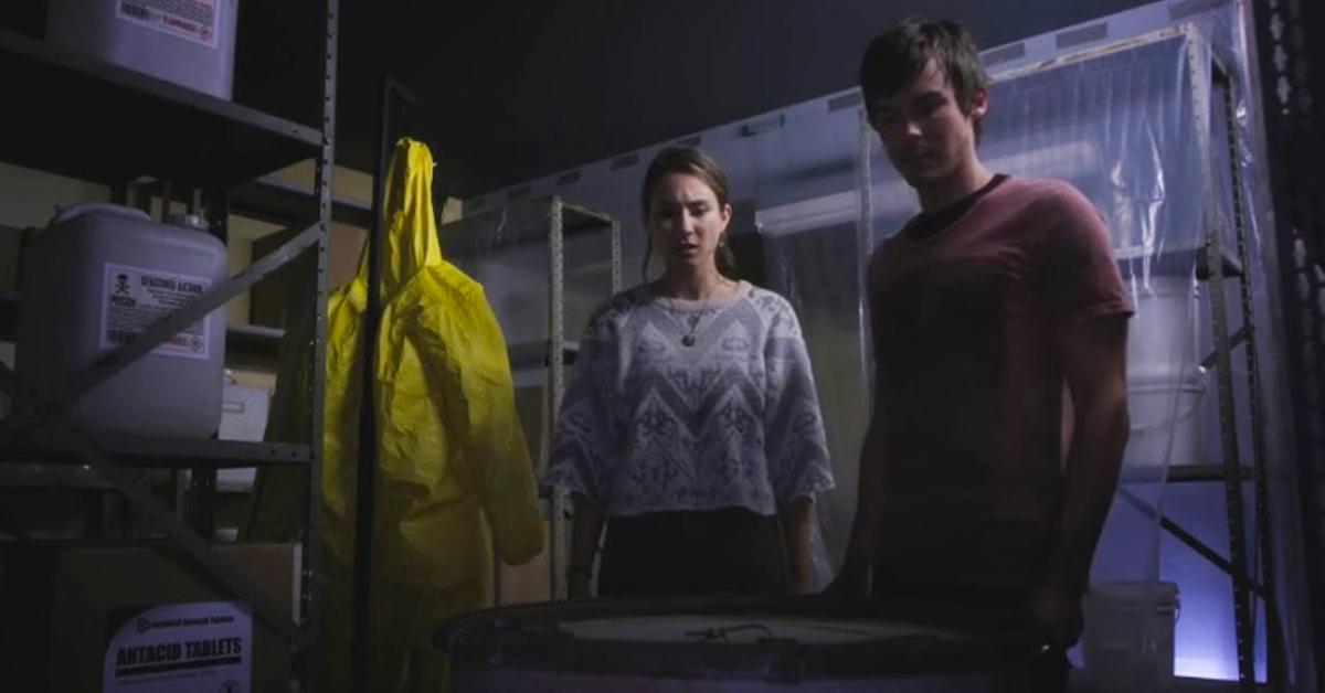 Spencer and Caleb find a barrel in a storage unit under Hanna's name in 'Pretty Little Liars'