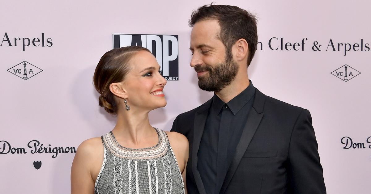 Natalie Portman and her ex-husband at a red carpet event.