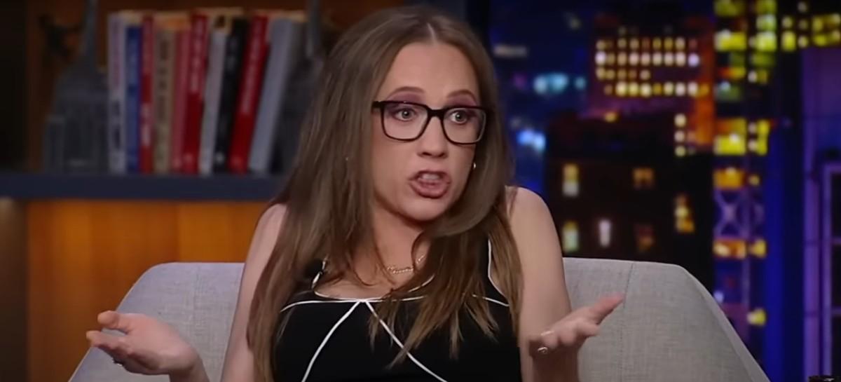 Kat Timpf shrugging