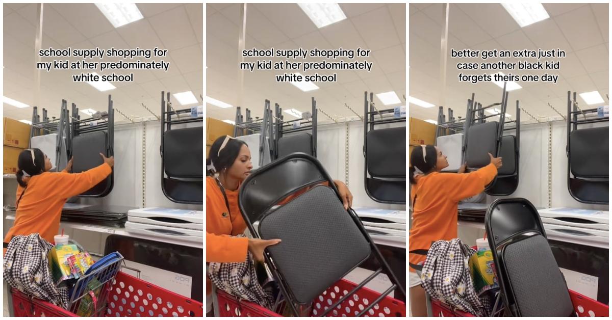 Folding Chair Meme School Supply Shopping 1691607862787 