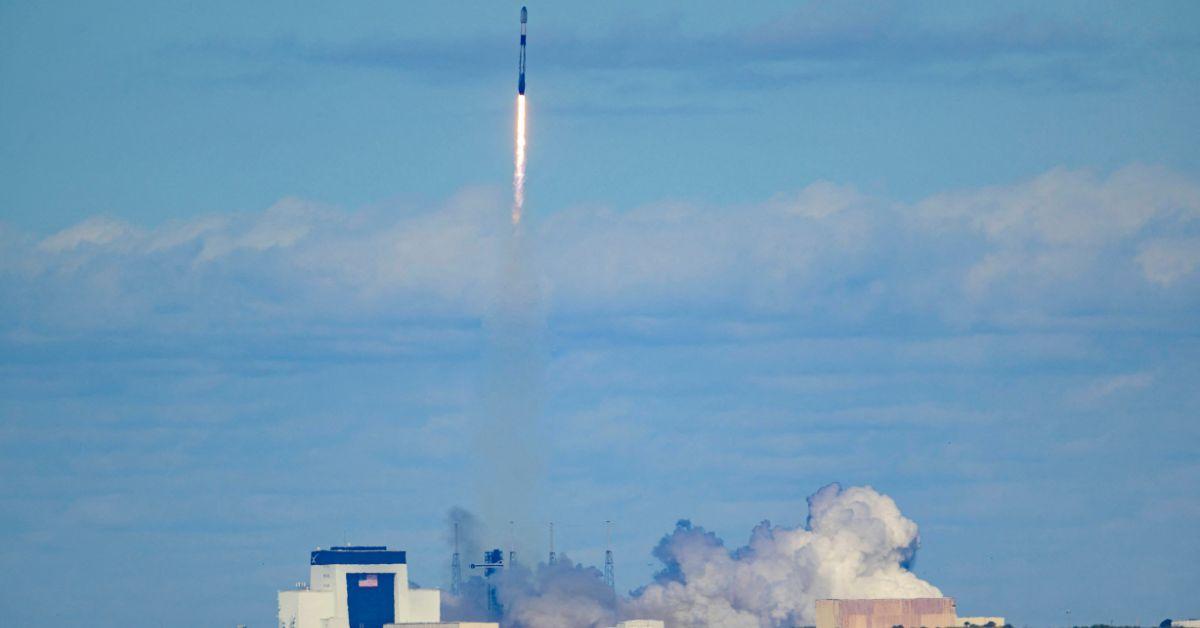 A Starship launching in Texas in 2025. 