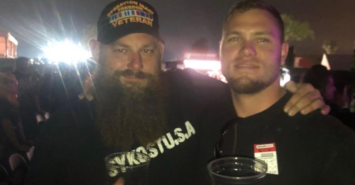 Syko Stu with his brother, Andrew.