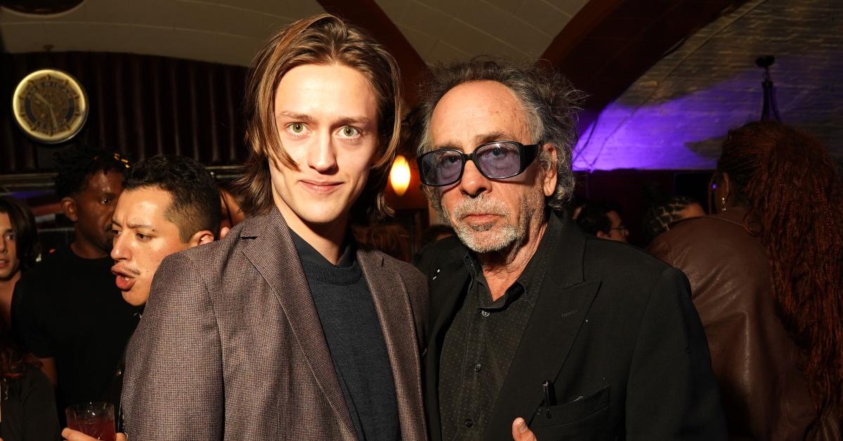 Percy Hynes White et Tim Burton