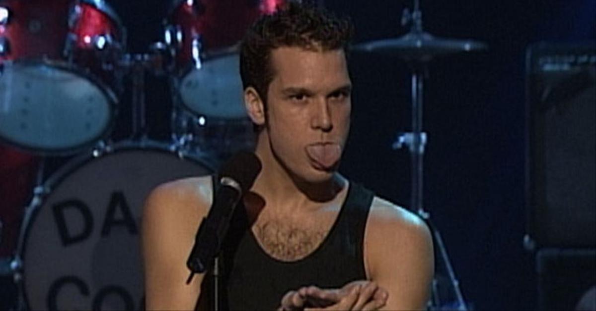 Dane Cook doing stand up comedy