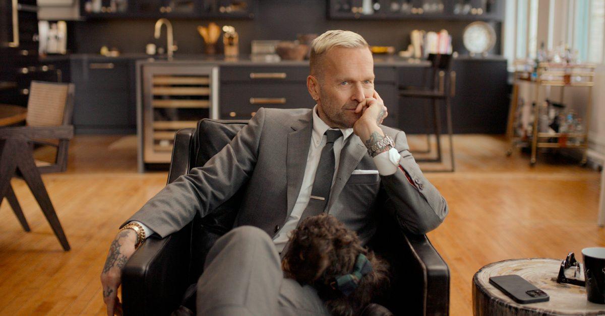 Bob Harper during his interview for the Netflix documentary.