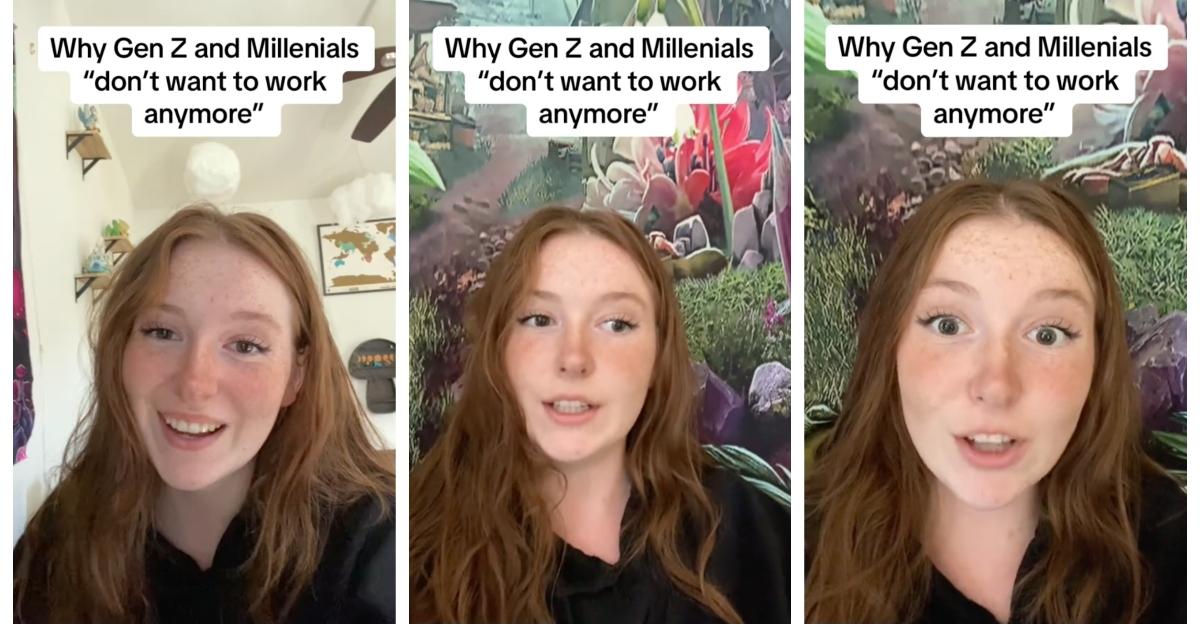 TikTok about Gen Z and Millennials working