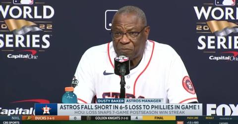 Dusty Baker Post Game