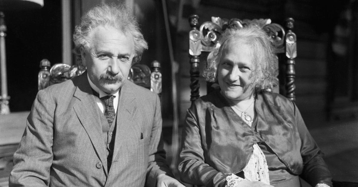 Albert and Elsa Einstein