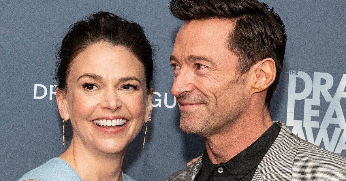 Sutton Foster and Hugh Jackman attend The 88th Annual Drama League Awards