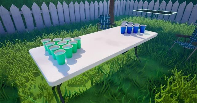 The Slurp Pong map in Fortnite.