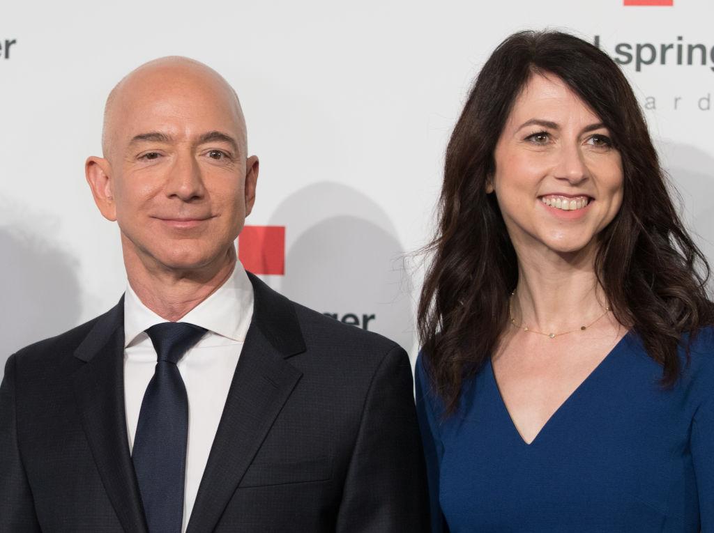 MacKenzie Scott and Jeff Bezos