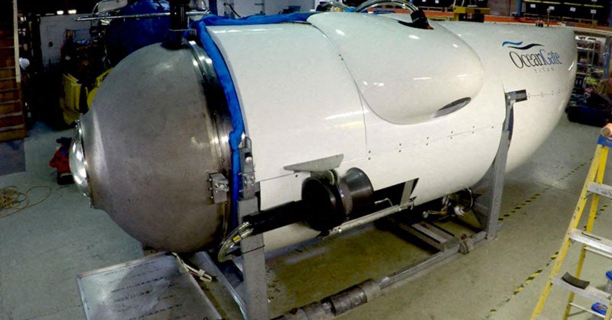 The Titan submersible before it imploded.