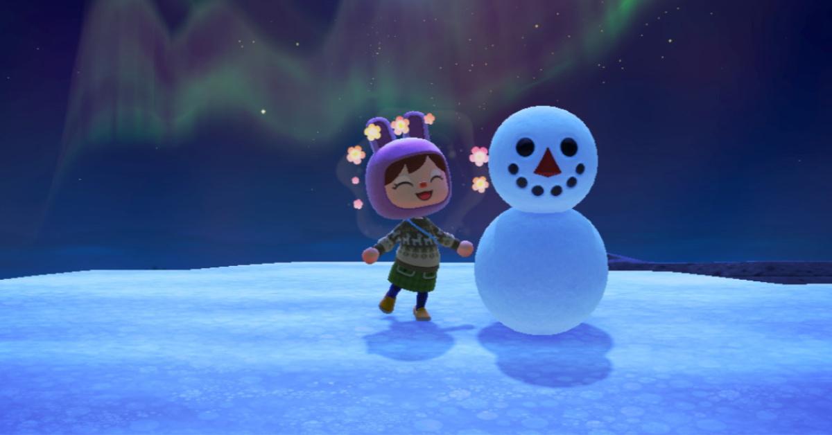Here’s How to Make a Snowman in ‘Animal Crossing New Horizons’