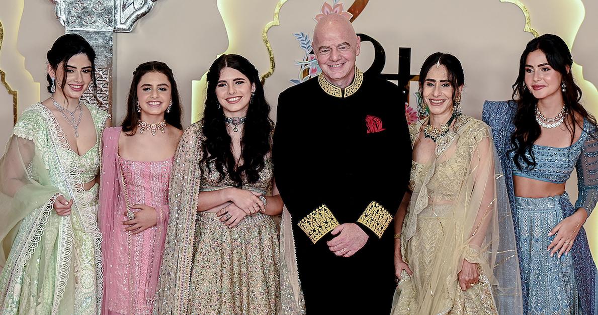 gianni infantino ambani wedding