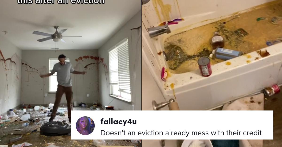 Apartment Cleaner TikToks “Disgusting” Aftermath of Bad Tenant