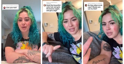 Nurse told to dye hair TikTok