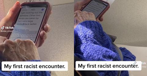 A woman writes a racist email on a plane and gets put on TikTok