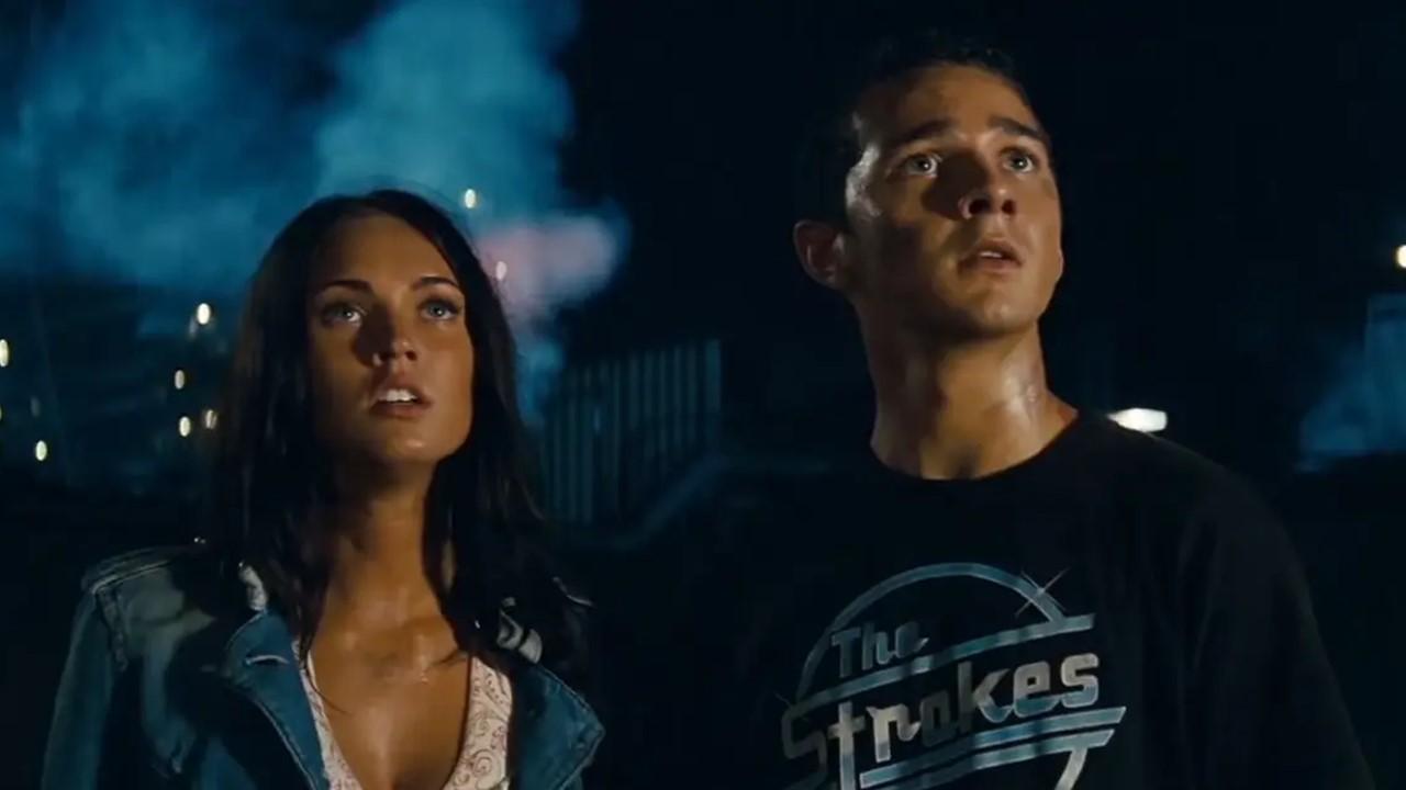 Megan Fox and Shia LeBeouf in 'Transformers'