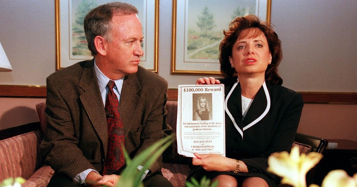 John and Patsy Ramsey, the parents of JonBenet Ramsey, meet with a small selected group.
