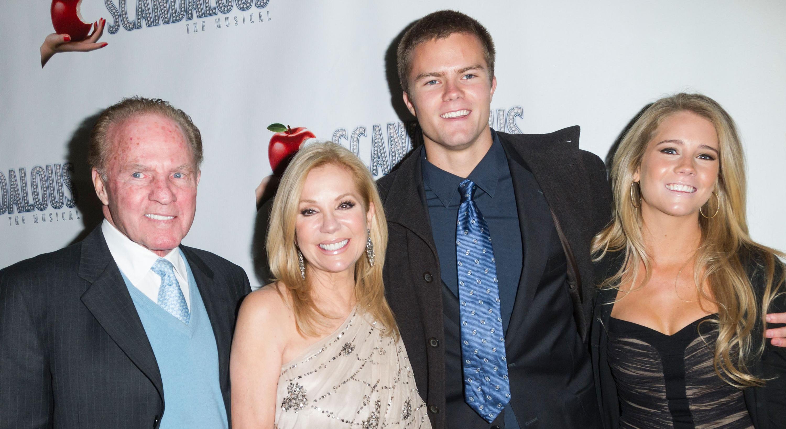 Kathie Lee Gifford, her now-deceased husband Frank Gifford, and her kids.