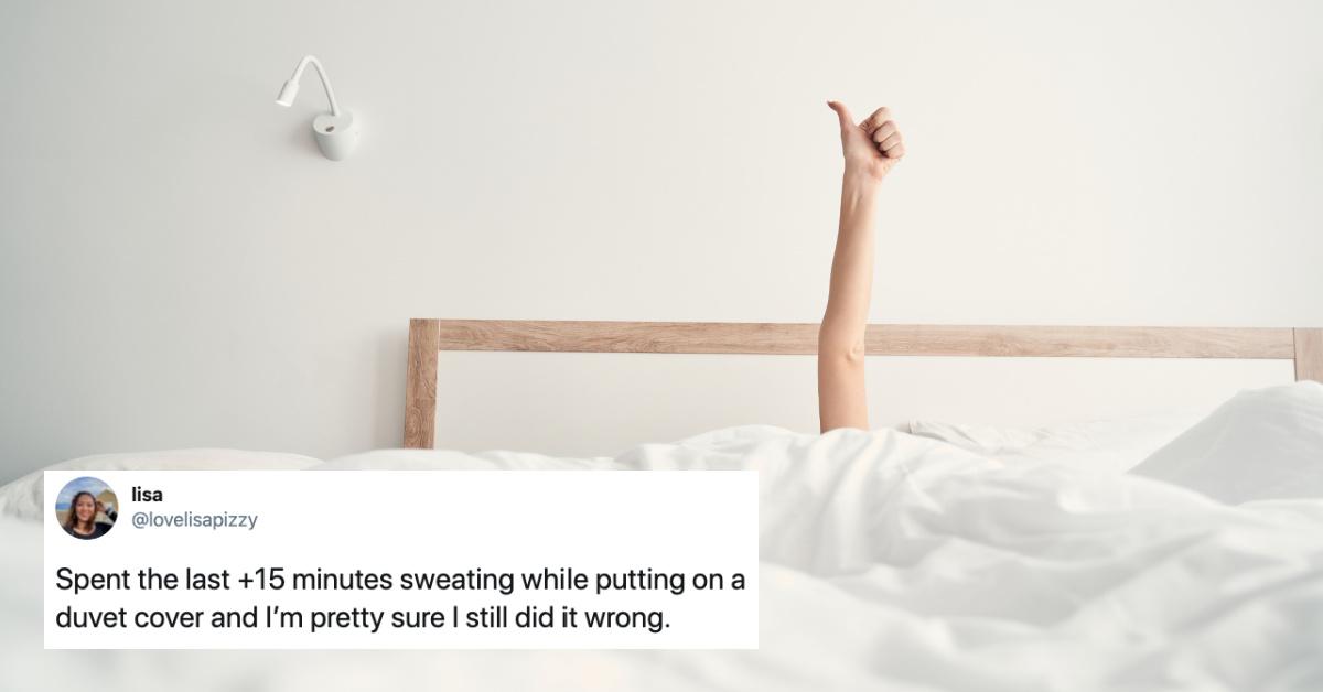 TikTok’s Duvet Cover Hack Legit Looks Like Some Kind of Magic Trick