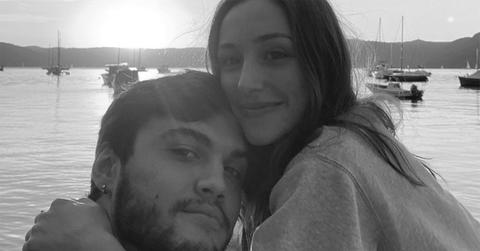 Ethan Dolan and Kristina Alice in black and white.