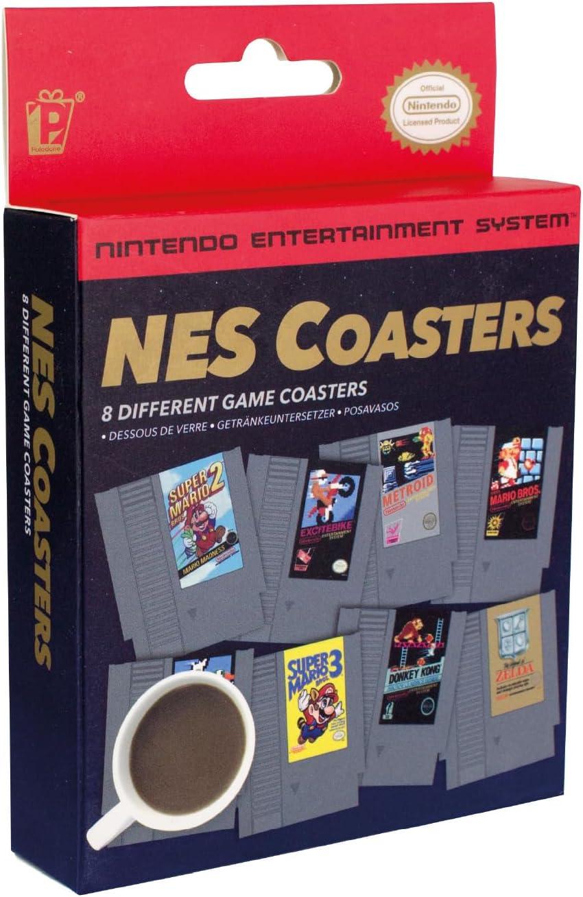 coasters shaped like NES cartridges