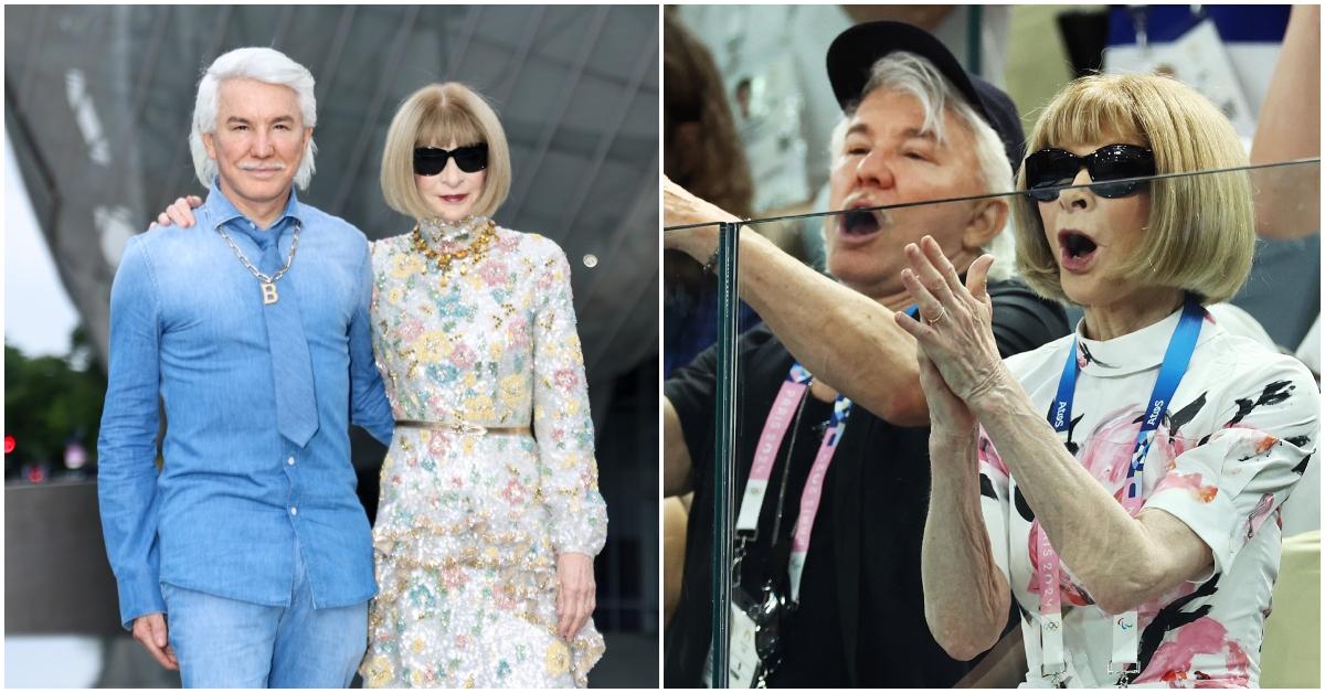 celebrities at  olympics anna wintour