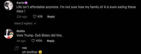 Man Re-Orders Same Groceries From 2 Years Ago, Costs 3X More