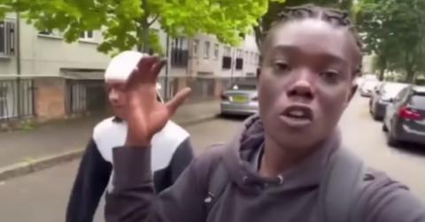 TikTok prankster Mizzy walks into a stranger's house.