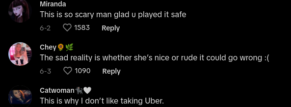 woman creepy uber driver hitting on her