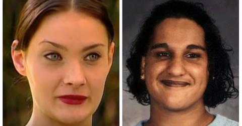 (L-R): Josephine Bell on MSNBC; school photo of Reena Virk