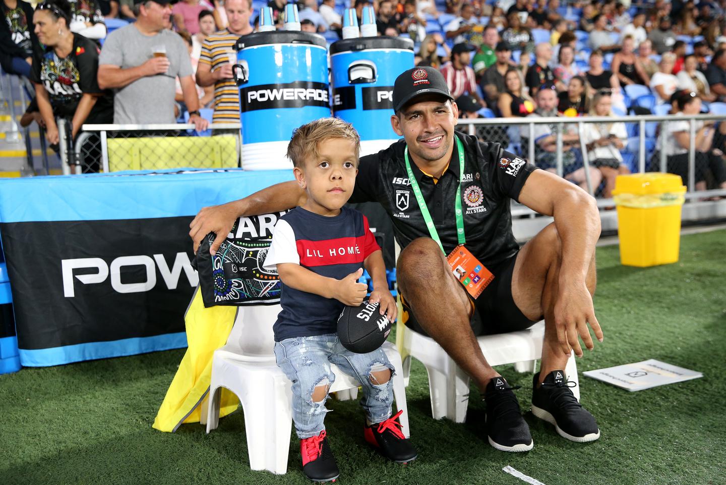 Quaden Bayles Leads Out Indigenous All Stars At Nrl Match