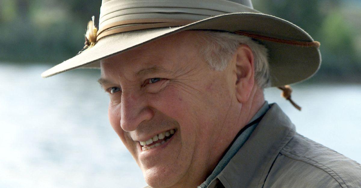 Dick Cheney fishing in 2001. 