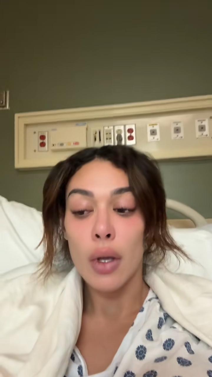 Amani discussing her hospitalization