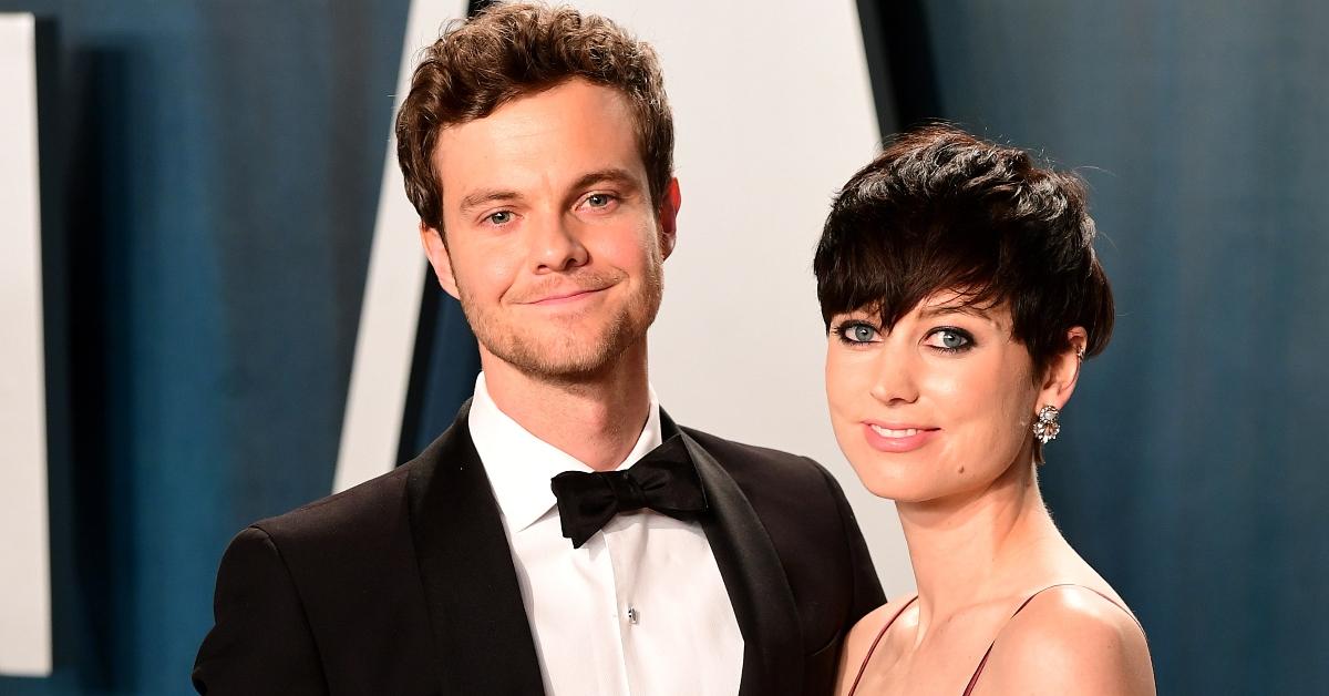 Jack Quaid and Lizzy McGroder at the 2020 Academy Awards Vanity Fair Party