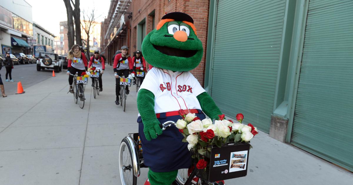 Red Sox mascot Wally the Green Monster is dressed as John Snow on News  Photo - Getty Images